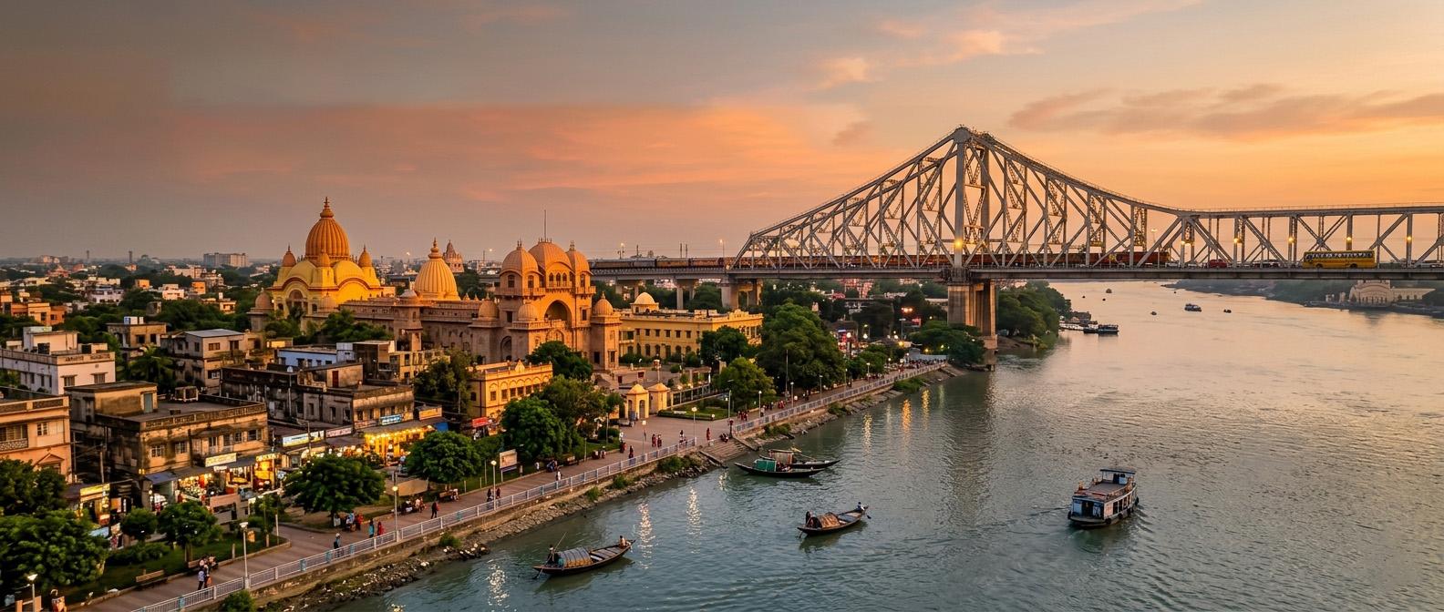 Bally riverside view in Howrah