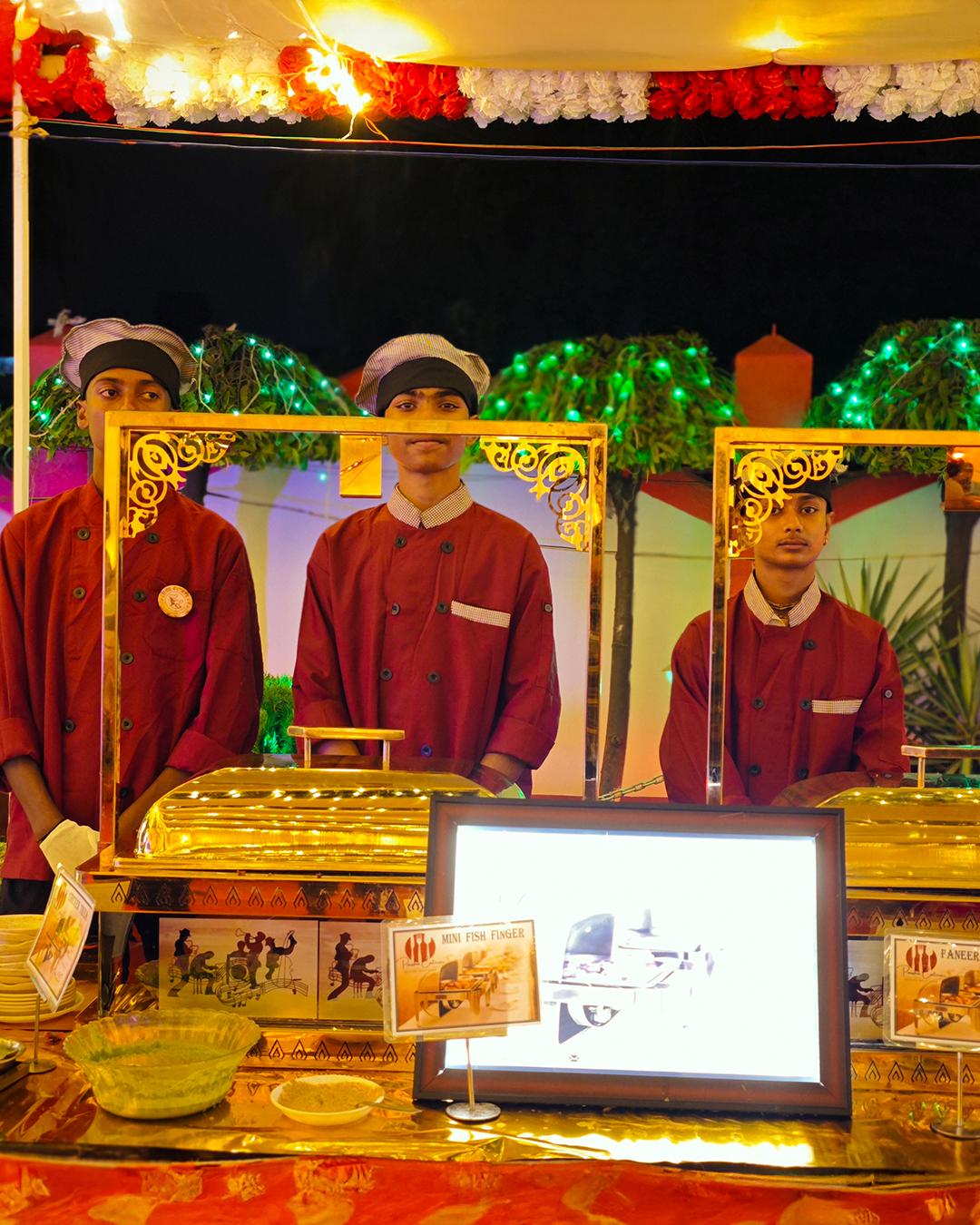 Corporate event catering service in a premium venue