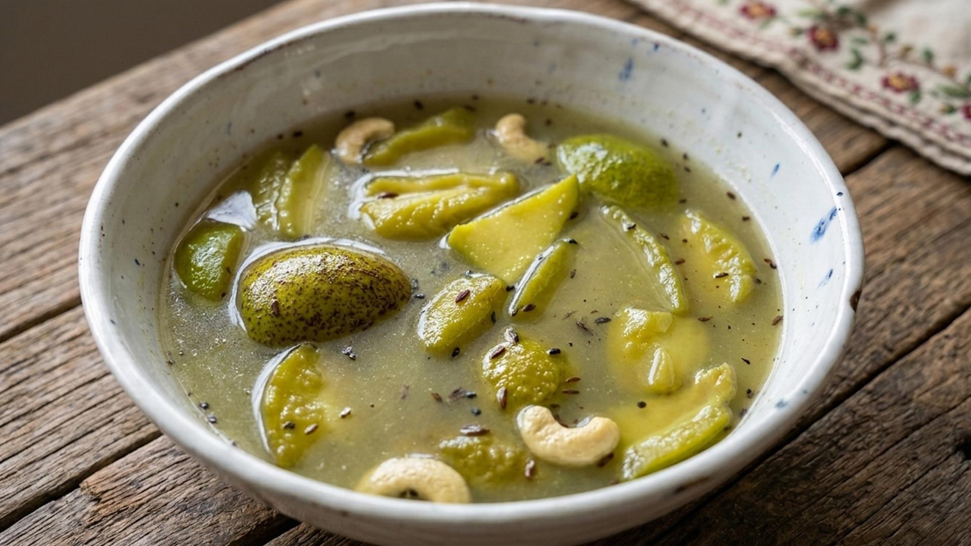 Freshly arranged catering counter display